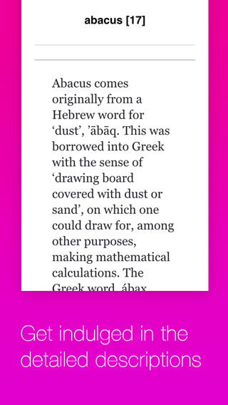 【免費教育App】Dictionary of Word Origins-APP點子