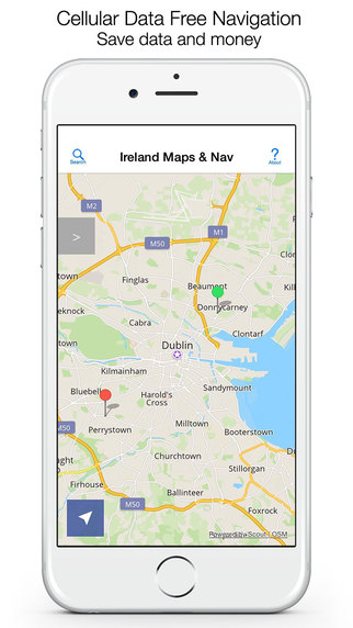 Ireland Offline Maps and Offline Navigation