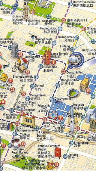 【免費書籍App】北京离线地图 地铁旅游指南-APP點子