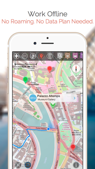 【免費旅遊App】Bologna Map and Walks, Full Version-APP點子