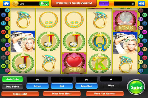 *Slots* - Greek Dynasty Casino Game screenshot 4