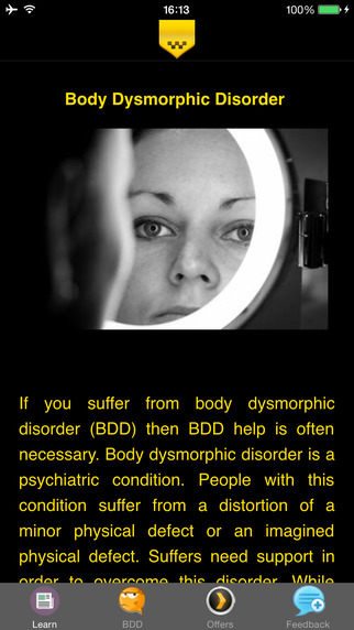 Body Dysmorphic Disorder - Signs and Suggested Treatment