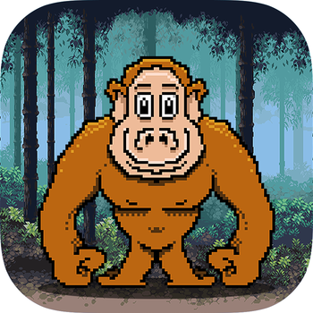 Jump Chimps - A Fun free addictive dodge rocks jumping game experience LOGO-APP點子