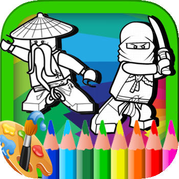 Coloriages NINJA et Samurai FREE LOGO-APP點子