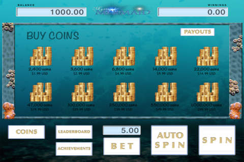 A Mermaid Slots Machine - Play Big Bonus Casino Plus And Lucky My-Vegas Jackpots screenshot 4