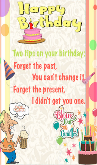 Funny Birthday Message