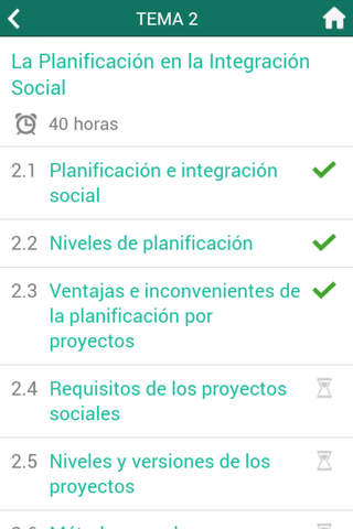 Curso de Integracion Social screenshot 2
