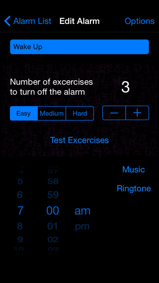 【免費健康App】Mathe Alarm Clock - Black Edition-APP點子