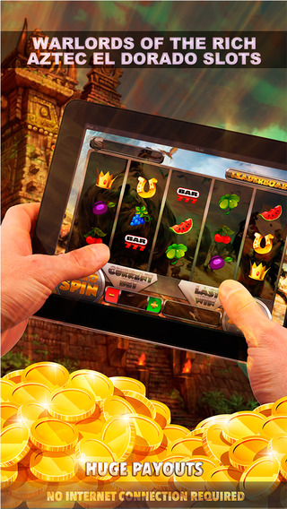 Warlords of the Rich - Aztec El Dorado Slots - FREE Slot Game Las Vegas Cassino