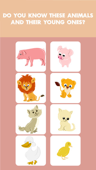 免費下載教育APP|Kids Memory Match: Animal And Their Babies app開箱文|APP開箱王