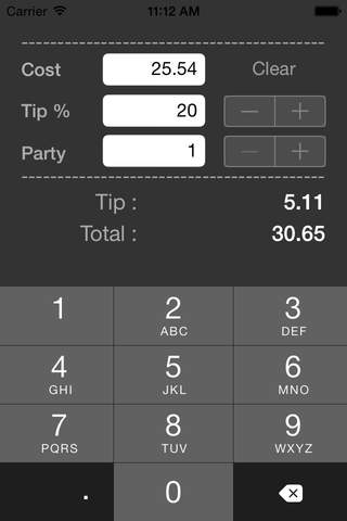 Tip Calculator - CC screenshot 2