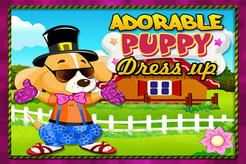 Adorable Puppy Dress-Up : Dog Care Fashion Salon FREE screenshot 3