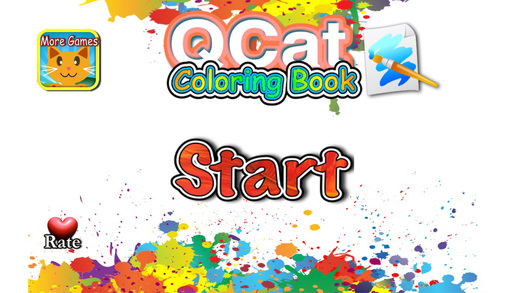 【免費教育App】QCat - Toddler's Coloring Book 123 (free)-APP點子