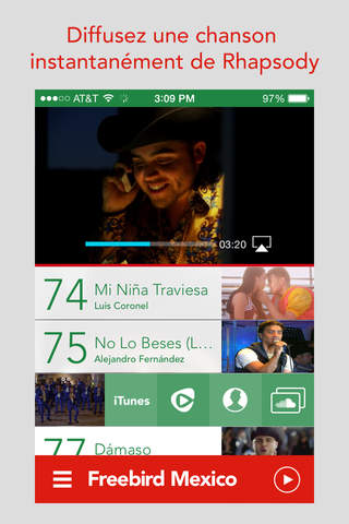 Freebird Mexico Music & Video Discovery screenshot 2