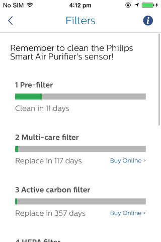 Philips Smart Air screenshot 3