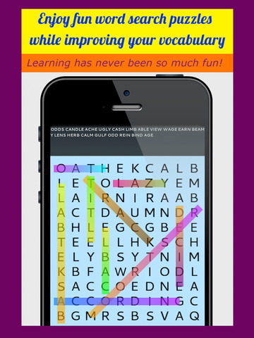 免費下載教育APP|Word Search Puzzles: Fifth Grade Vocabulary List for SAT app開箱文|APP開箱王