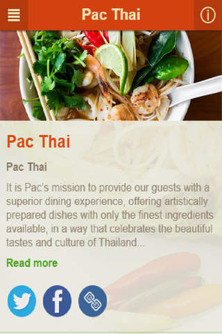 Pac Thai screenshot 2