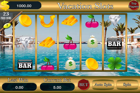 777 A Adventure Vacation Slots screenshot 2