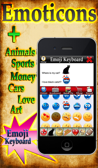 Emoji 2+ - Free Emoticons Smileys Animals Love Sports Money Texts and Other Icons for iPhone and iPo