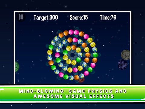 【免費遊戲App】Bubble Burst - Play With Planets-APP點子