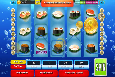 Big Splash Slots Ultra - The Underwater Ocean Voyage Casino screenshot 2