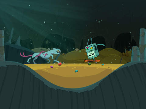 Ski Safari: Adventure Time - Время приключений - захватывающая бесконечная поездка по горным склонам с Финном и Бимо iPad