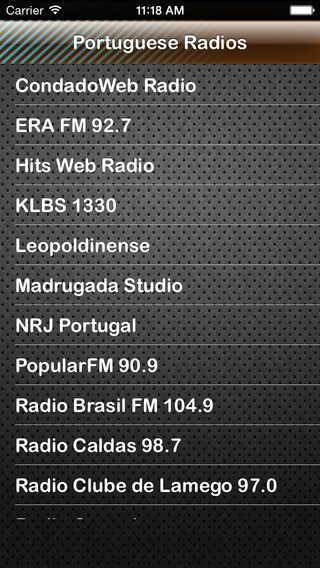 Portuguese português Radios