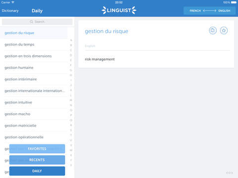 【免費商業App】Linguist Dictionary – English-French Management Terms. Linguist Dictionary - Dictionnaire français-anglais du management-APP點子