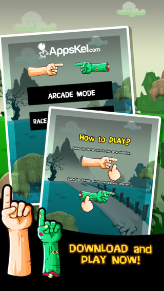 【免費遊戲App】Zombie Hand Swipe Pro - Match The Arrows That is Made Of Human and Zombies Hands HD-APP點子