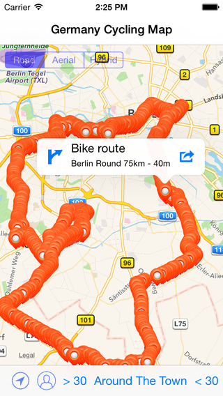 Germany Cycling Map