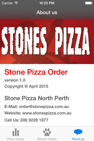 Free Stone Pizza from North Perth Online screenshot 2
