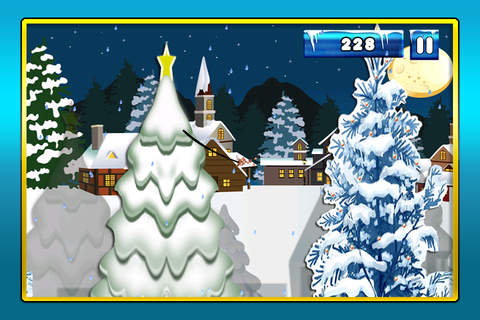 Airborne Reindeer Christmas Swinging Adventure : Swing Through Frozen Skyscraper Trees FREE screenshot 4