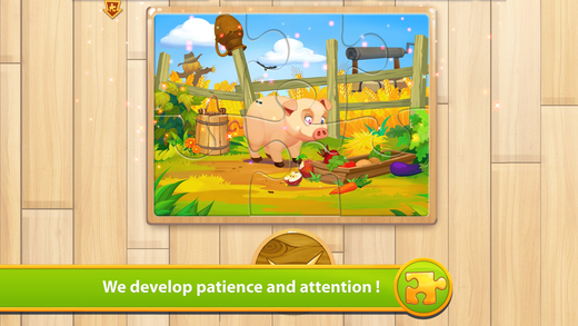 【免費教育App】Farm Animals - Cute Puzzles-APP點子