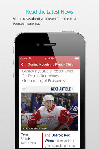 Detroit Hockey Alarm Pro screenshot 3
