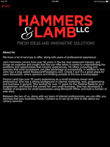 Hammers & Lamb, LLC HD screenshot 3
