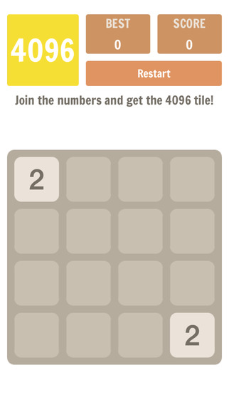 Puzzle 4096 - Join the numbers side .