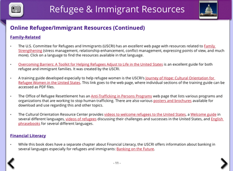 Online Resources for New US Residents screenshot 2