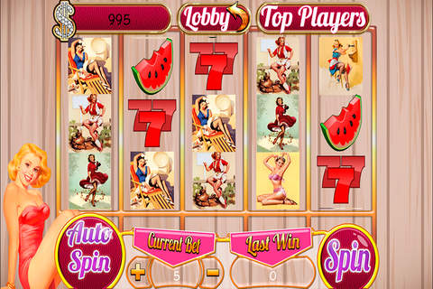 Pin-Ups Slots, Roulette & Blackjack screenshot 2