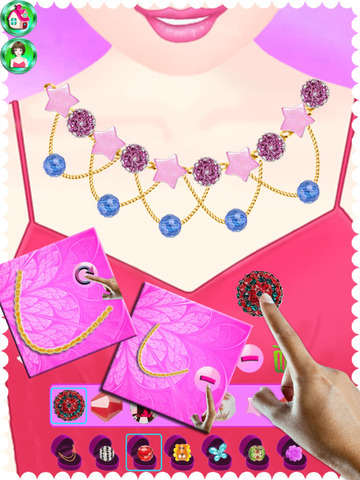 Art Diy Salon-Necklace Bracelet Ring Earrings:Kids Game HD