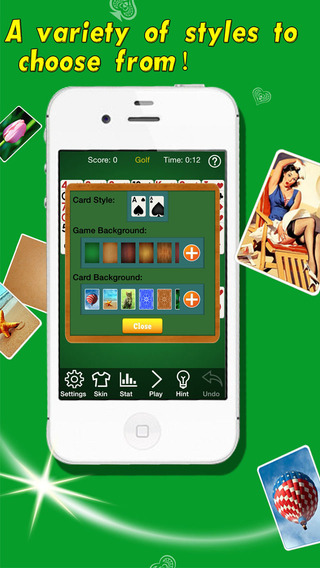 【免費遊戲App】Golf Solitaire Pro - Patience Card Game-APP點子