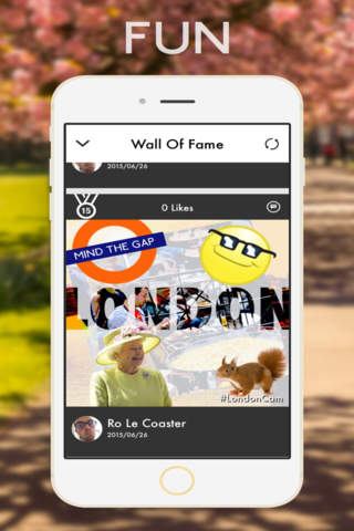 London Cam - Social Photo Sharing Network with Frames, Stickers, Textures and Collages! screenshot 2