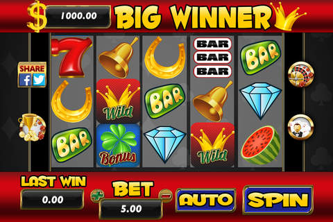 A Aace Big Winner Slots - Roulette and Blackjack 21 screenshot 2