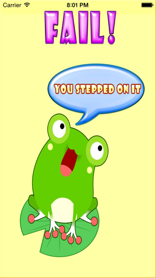 【免費遊戲App】Frog Step Don't Step On It-APP點子