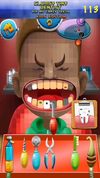 【免費遊戲App】Aaah! Clumsy Tiny Dentist Fix My Crazy Teeth! - PRO Kids Edition-APP點子