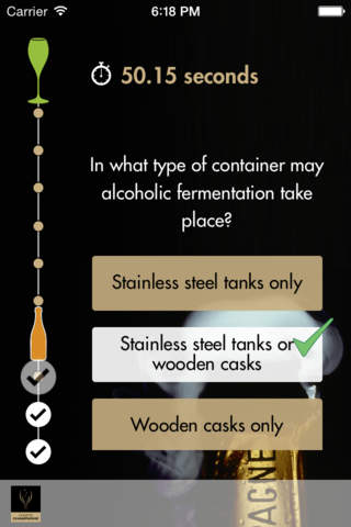 Champagne Campus, learn all about champagne with our Quiz app screenshot 2