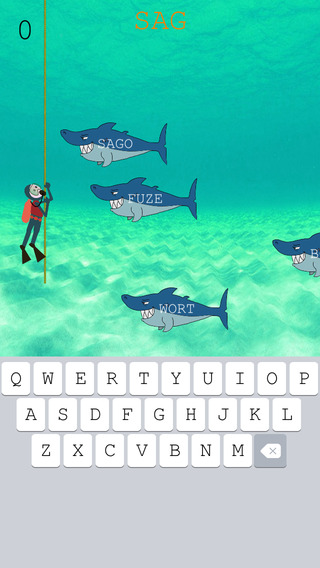 【免費遊戲App】Typer Shark!-APP點子