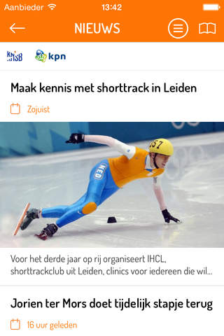 schaatsen.nl screenshot 2