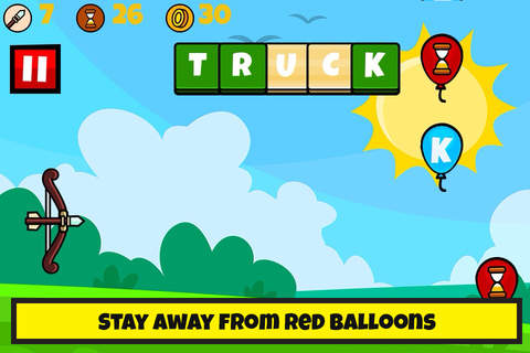 Balloony Word Blast screenshot 3