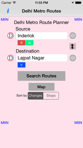 Delhi Metro Route Planner + Map