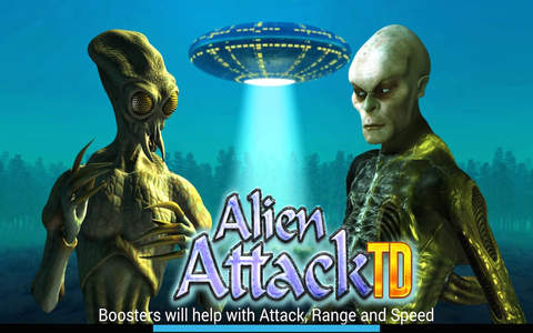 Alien Attack TD Retro Style Tower Game screenshot 2